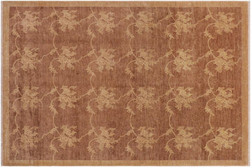 handmade Transitional Kafkaz Chobi Ziegler Lt. Brown Tan Hand Knotted RECTANGLE 100% WOOL area rug 9 x 12